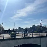 Skinny Bridge Houseboat Amstel View Amsterdam